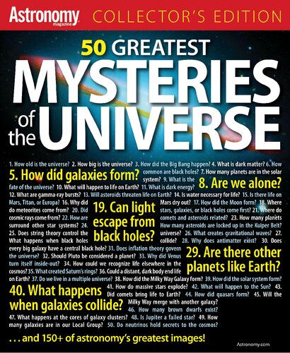 50 Greatest Mysteries of the Universe