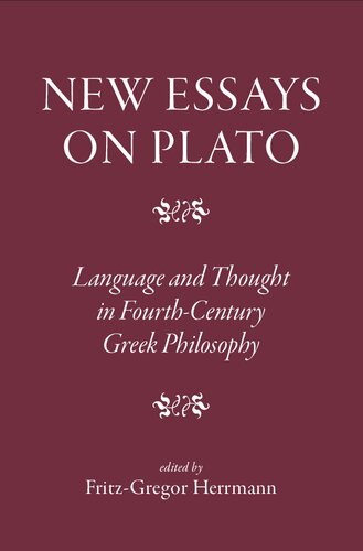 New Essays on Plato
