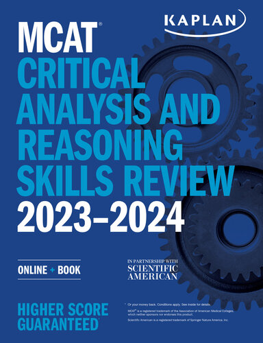 MCAT Critical Analysis and Reasoning Skills Review 2023-2024: Online + Book