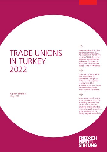 TRADE UNIONS IN TURKEY 2022