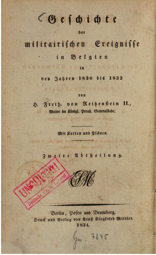 Die Expedition der Franzosen und Engländer gegen die Zitadelle von Antwerpen und die Schelde-Mündungen