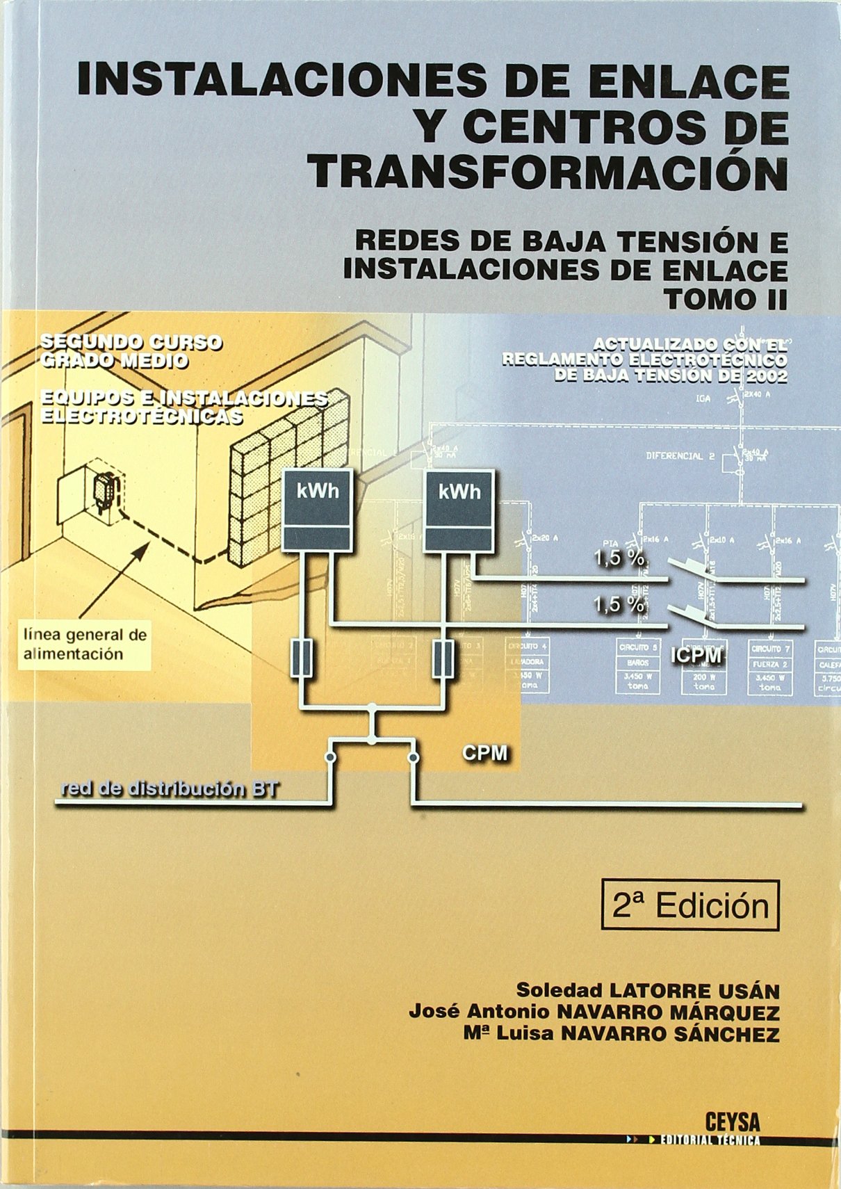 Instalaciones de enlace y centros de transformación, redes de baja tensión e instalaciones de enlace II, ciclos formativos de grado medio