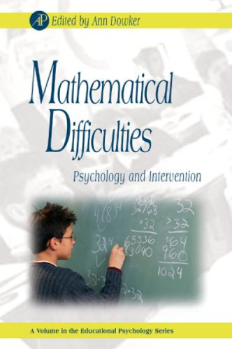 Mathematical Difficulties: Psychology and Intervention 