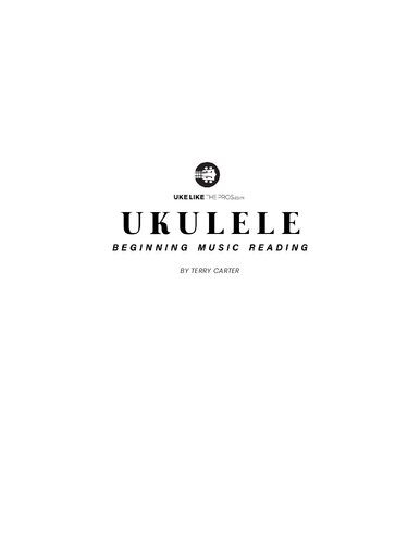 Ukulele Beginning Music Reading