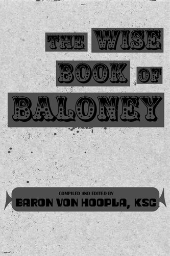 The Wise Book of Baloney
