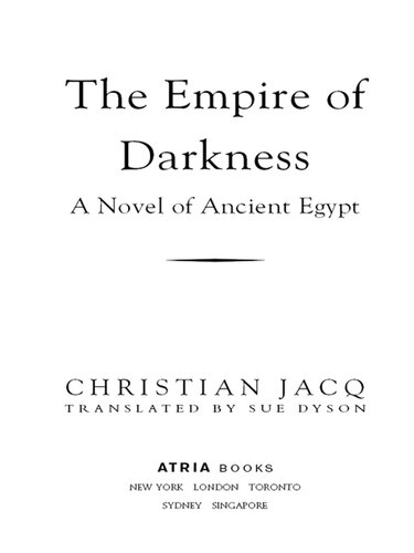 The Empire of Darkness: A Novel of Ancient Egypt