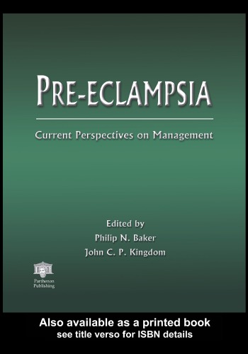 Pre-Eclampsia: Current Perspectives on Management