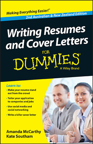 Writing Resumes and Cover Letters for Dummies - Australia / Nz