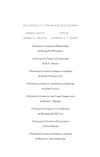 Students Guide To Core Curriculum: Core Curriculum Guide 