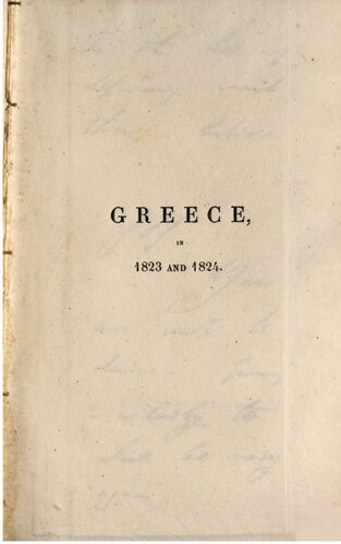 Greece, during Lord Byron's residence in that country in 1823 and 1824