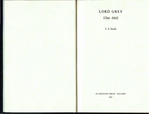 Lord Grey 1764-1845