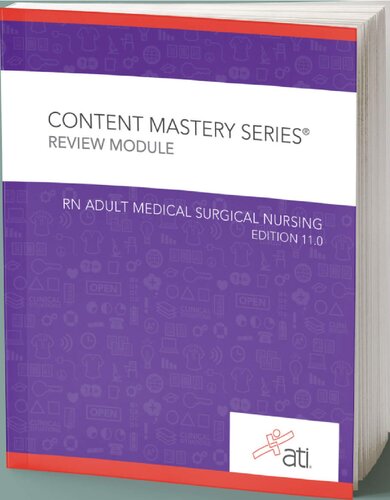 RN Adult Medical Surgical Nursing REVIEW MODULE EDITION 11.0
