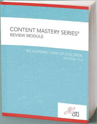 RN Nursing Care of Children REVIEW MODULE EDITION 11.0