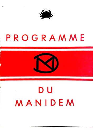 Programme general du MANIDEM pour la transition au socialisme (PGTS)