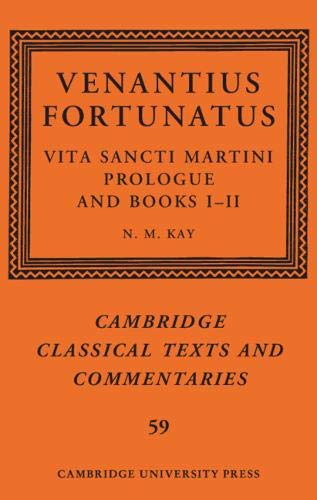 Venantius Fortunatus: Vita Sancti MartiniPrologue and Books I–II