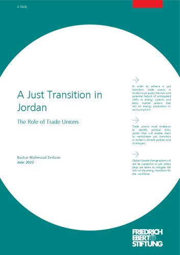 A Just Transition in Jordan : The Role of Trade Unions