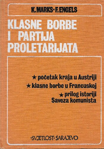 Klasne borbe i partija proletarijata