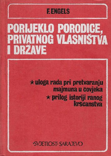 Porijeklo porodice, privatne svojine i države