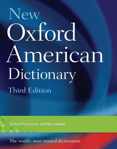 The New Oxford American Dictionary Third (3rd) Edition