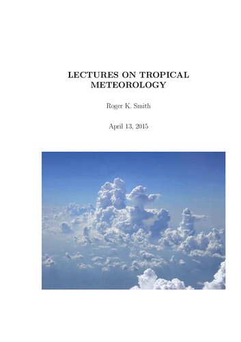 Lectures on Tropical Meteorology