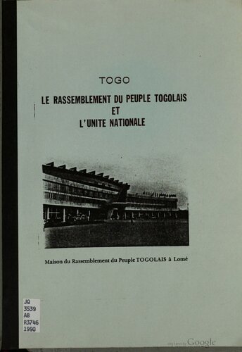 Le Rassemblement du peuple togolais et l’unité nationale