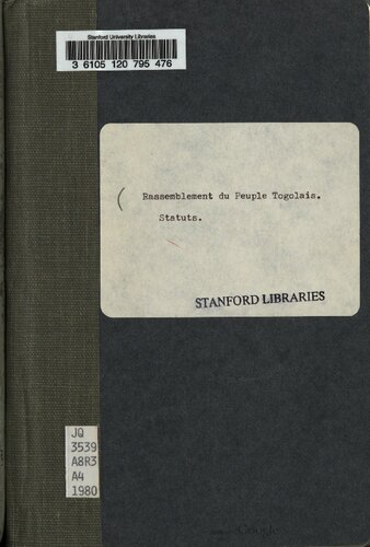 Statuts du Rassemblement du peuple togolais