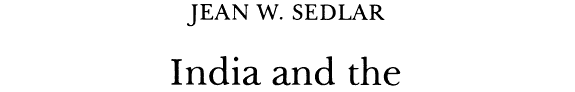 India and the Greek World: A Study in the Transmission of Culture