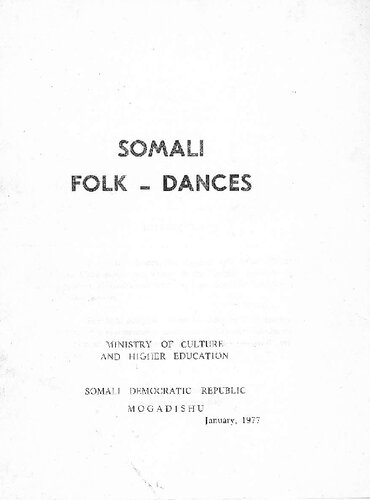 Somali folk-dances