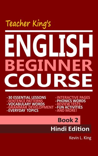 Teacher King's English Beginner Course Book 2--Hindi Edition