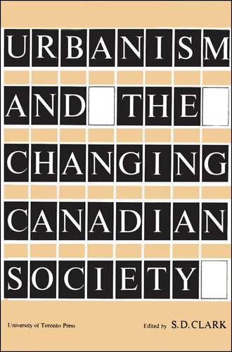 Urbanism and the Changing Canadian Society
