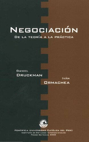 Negociación: de la Teoría a la Práctica