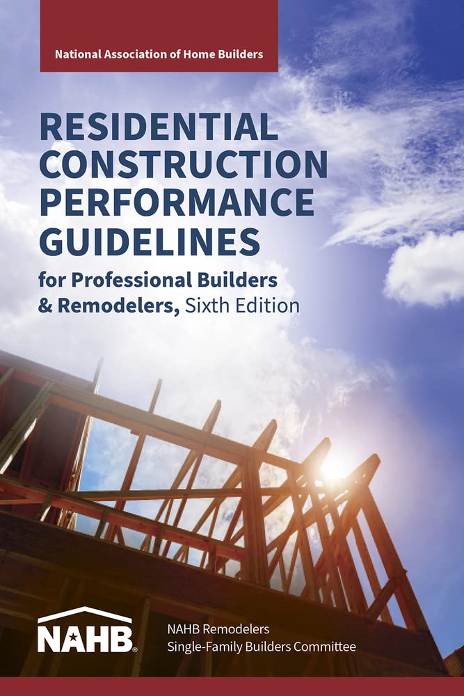 Residential Construction Performance Guidelines, Contractor Reference