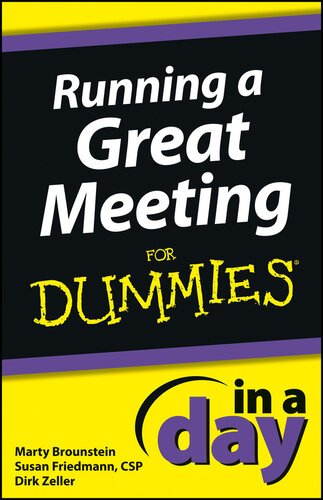 Running a Great Meeting in a Day for Dummies