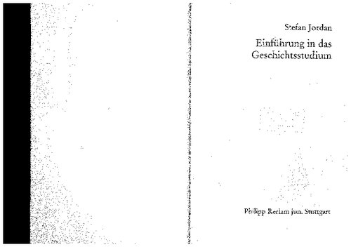 Einführung in das Geschichtsstudium