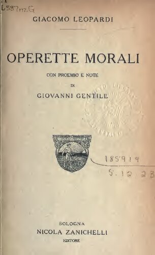 Operette morali
