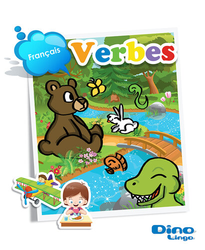 French for kids - Verbs storybook