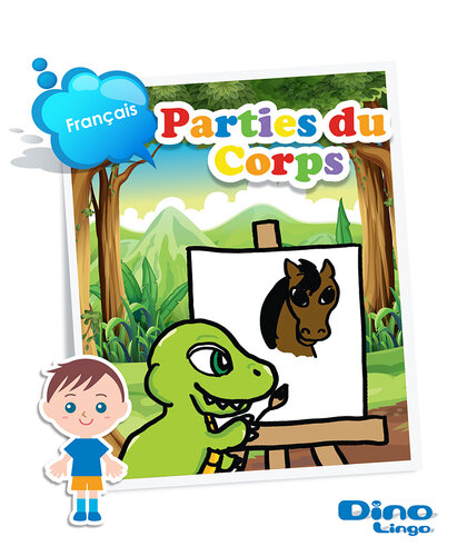 French for kids - Body Parts storybook