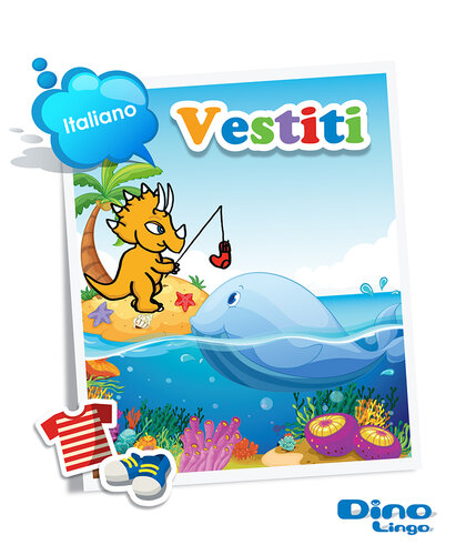 Italian for kids - clothes storybook