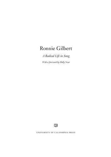 Ronnie Gilbert: A Radical Life in Song