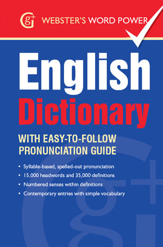 Webster's Word Power English Dictionary: With IPA and easy to follow pronunciation
