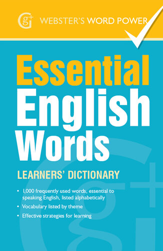 Webster's Word Power Essential English Words: Learners' Dictionary