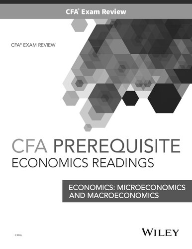 CFA - Prerequisite - Economics Readings - Microeconomics & Macroeconomics