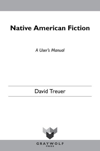 Native American Fiction: A User's Manual