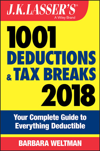 's 1001 Deductions and Tax Breaks 2018: Your Complete Guide to Everything Deductible