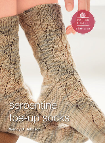Serpentine Socks: E-Pattern from Socks from the Toe Up