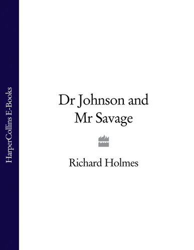 Dr Johnson and Mr Savage