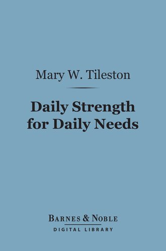 Daily Strength for Daily Needs