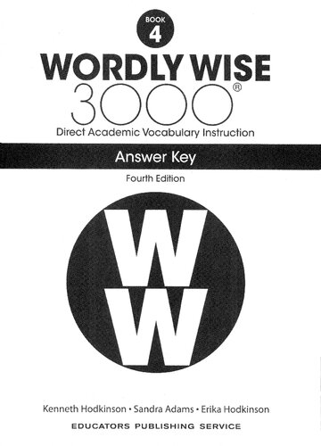 Wordly Wise, Grade 4_Key