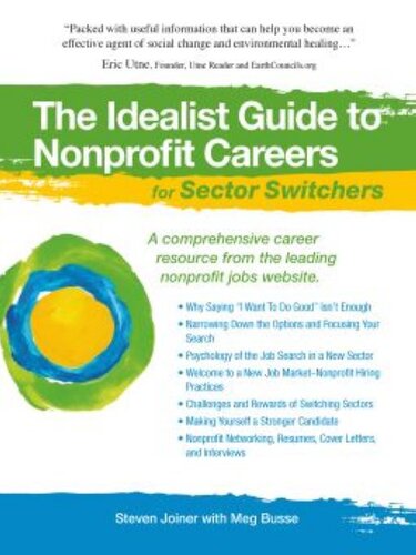 The Idealist Guide to Nonprofit Careers for Sector Switchers