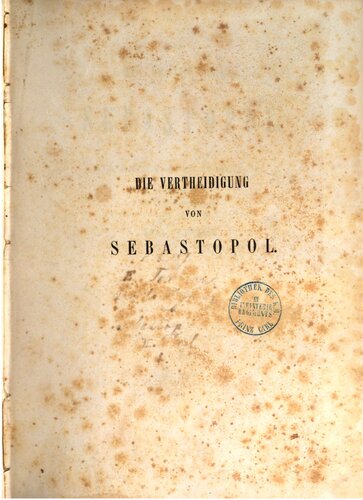 Die Verteidigung von Sebastopol